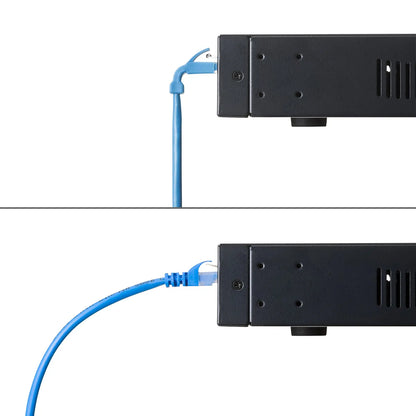 L-shaped Category 5e stranded LAN cable KB-T5YL-003LB