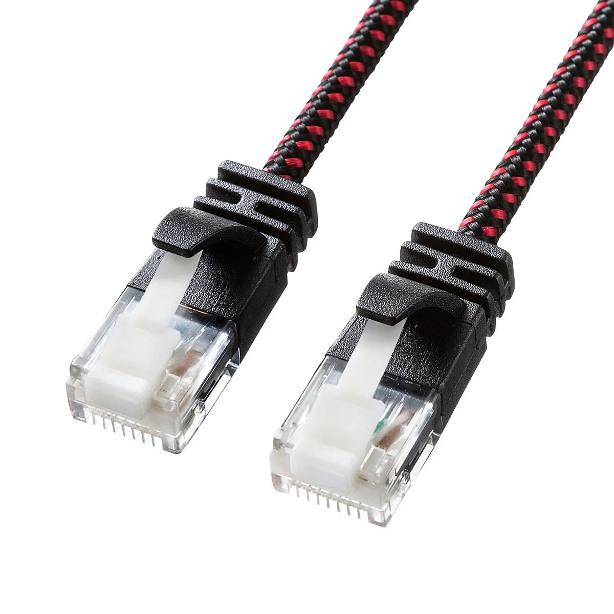 Category 6A Slim Mesh LAN Cable with Anti-Snag Connector KB-T6AME-01BKR
