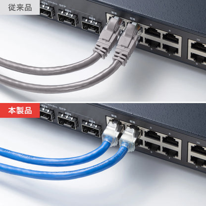 Category 6A STP LAN Cable (Ultra Short Boot) KB-T6ASB-01BL