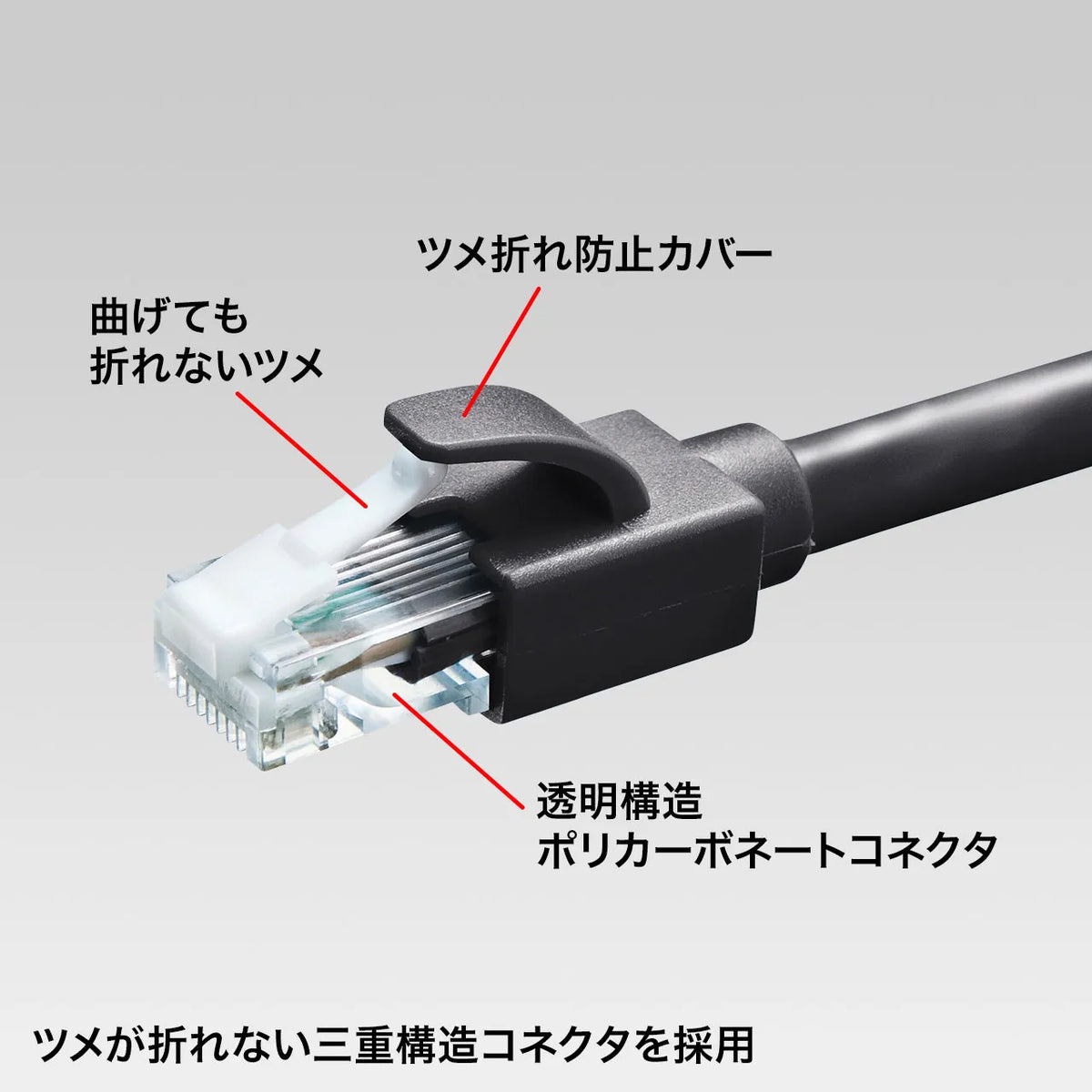 Category 6A LAN Cable KB-T6ATS-01BK