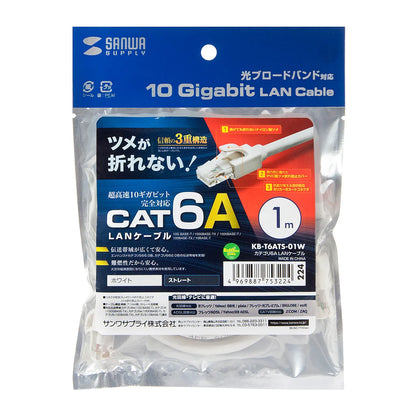 Category 6A LAN Cable KB-T6ATS-01W