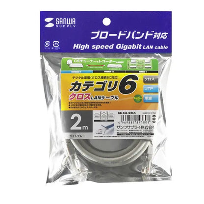 Category 6 UTP Crossover Cable KB-T6L-02CK
