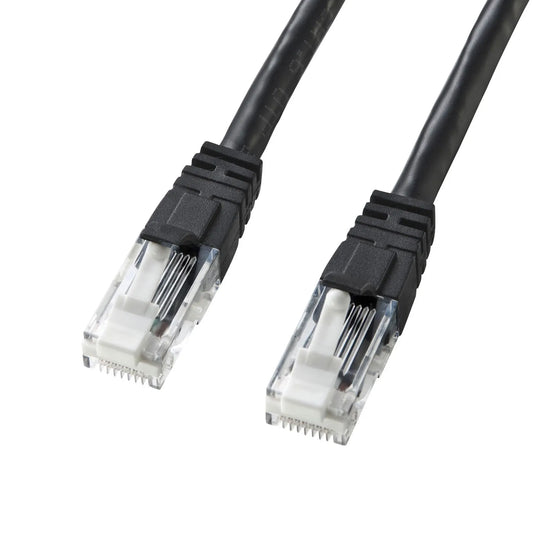 Category 6 LAN Cable with Anti-Snag Connector KB-T6TS-01BKN
