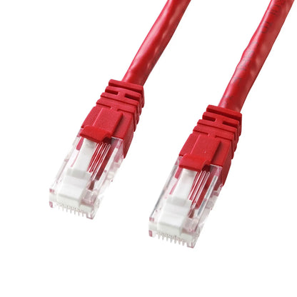 つめ折れ防止カテゴリ6LANケーブル KB-T6TS-01RN