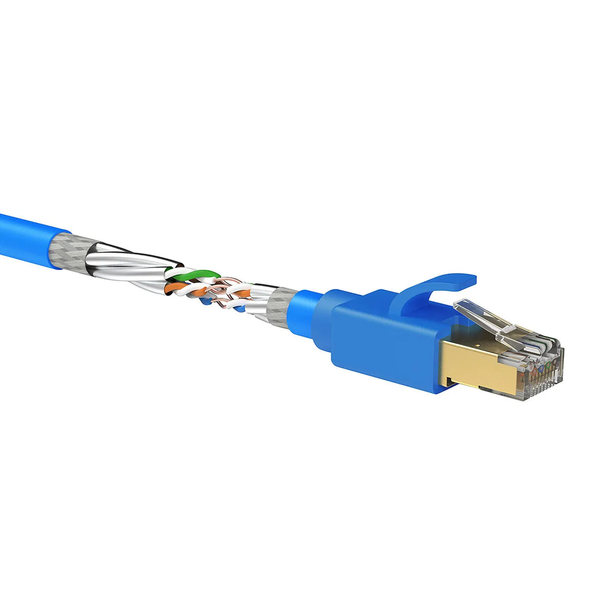 Category 8 LAN Cable KB-T8-01BL