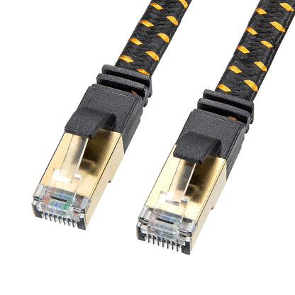 Category 8 Mesh Flat LAN Cable KB-T8MEFL-01BK