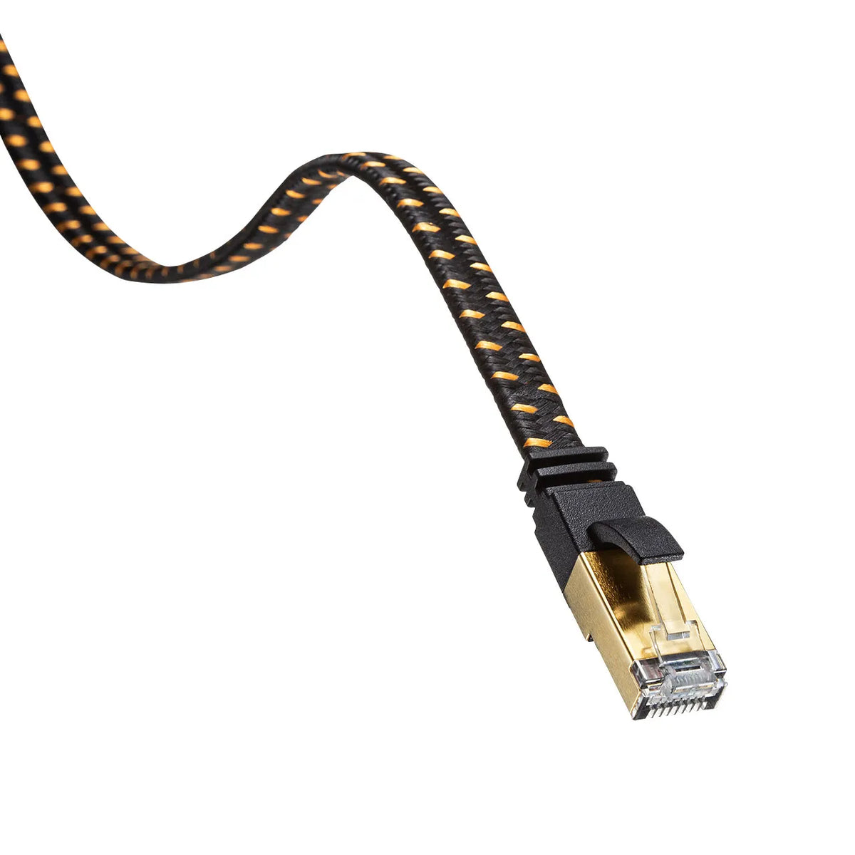 Category 8 Mesh Flat LAN Cable KB-T8MEFL-01BK