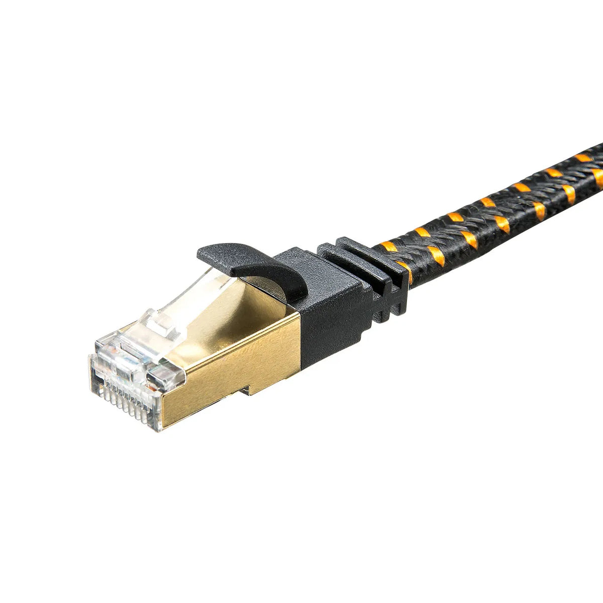 Category 8 Mesh Flat LAN Cable KB-T8MEFL-01BK