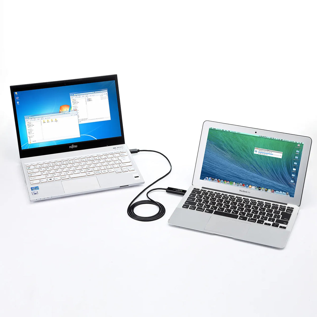 ドラッグ＆ドロップ対応USB3.0リンクケーブル(Mac/Windows対応） KB-USB-LINK4