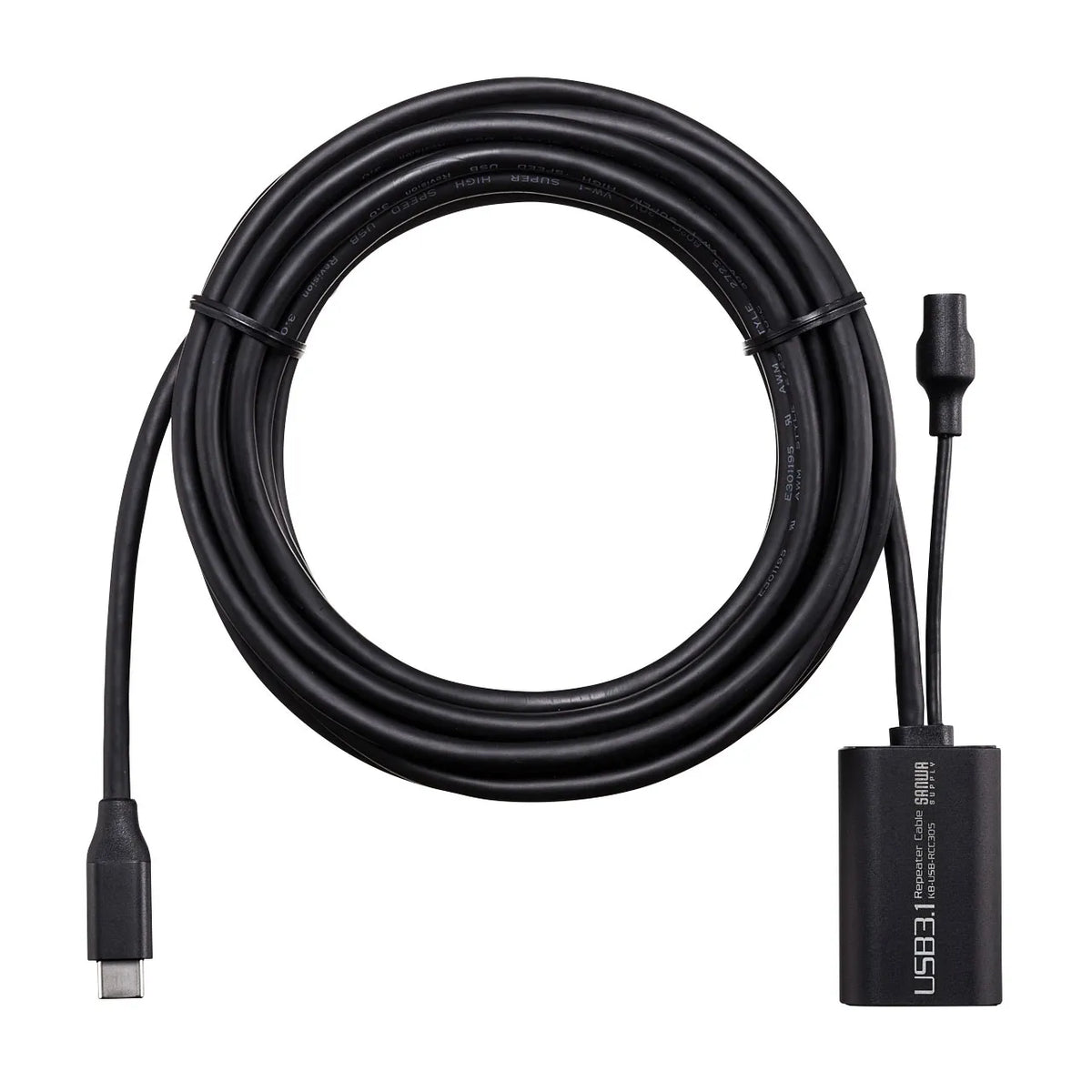 5m延長USB3.1 Type C-Type Cアクティブリピーターケーブル KB-USB-RCC305