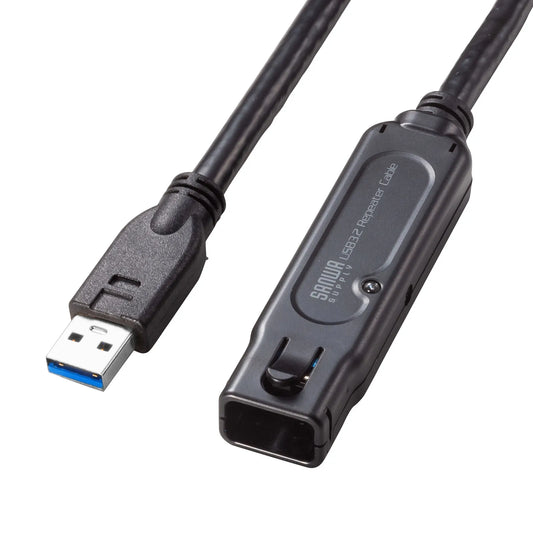 USB 3.2 Active Repeater Cable, 15m (with anti-disconnection locking mechanism) KB-USB-RLK315