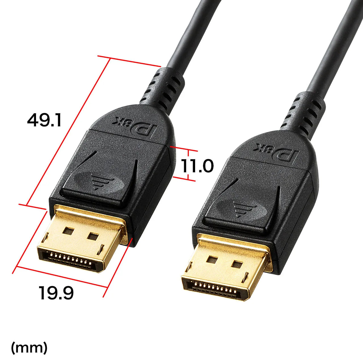 DisplayPort cable 1m (Ver1.4) KC-DP1410