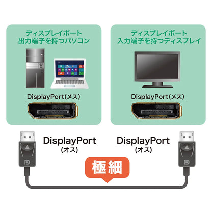 DisplayPort cable 1m KC-DP1K