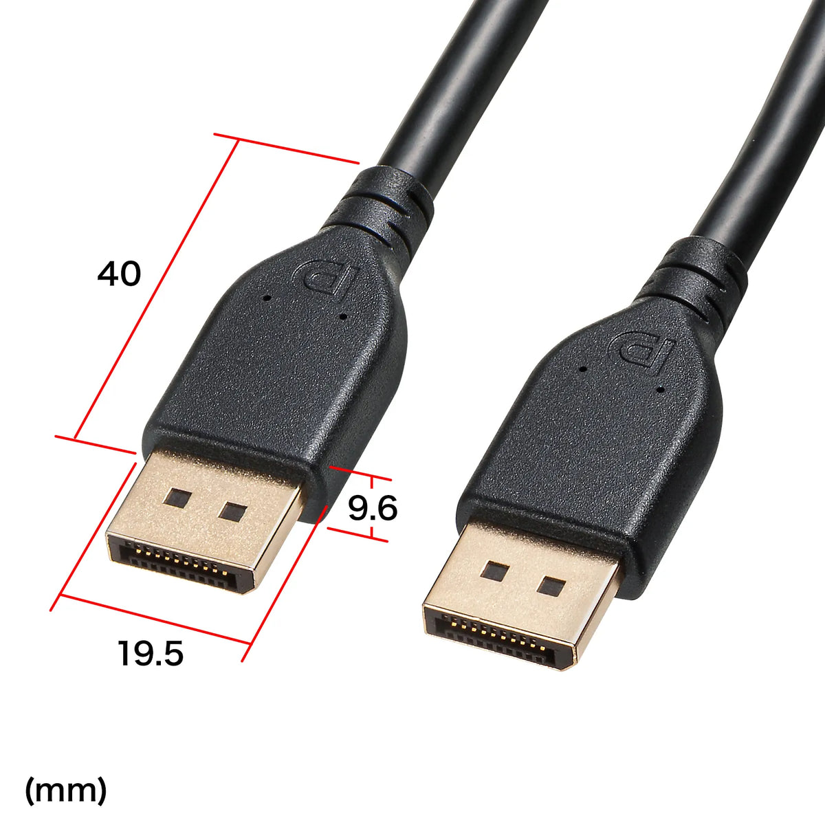 DisplayPort ver.2.1ケーブル1.5m(DP80) KC-DP8015