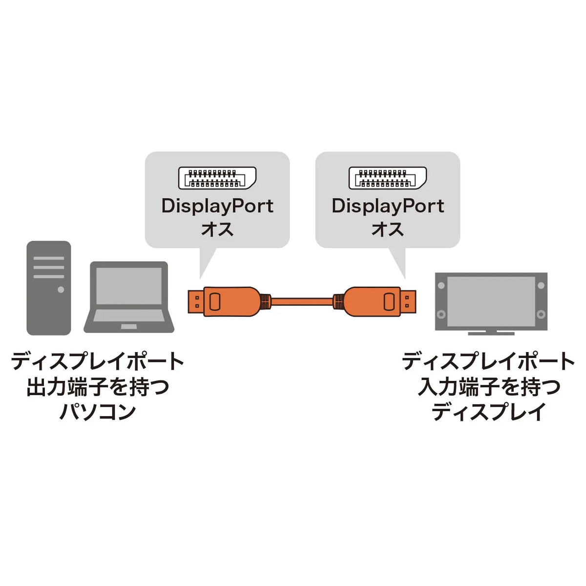 DisplayPort Fiber Optic Cable 10m KC-DPFB100