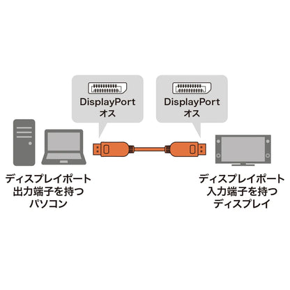 DisplayPort Fiber Optic Cable 10m KC-DPFB100