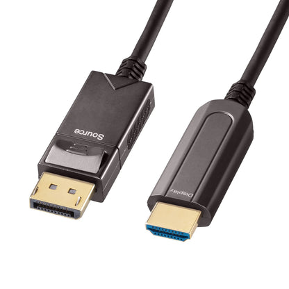 DisplayPort to HDMI Fiber Optic Cable, 10m, KC-DPHDFB100
