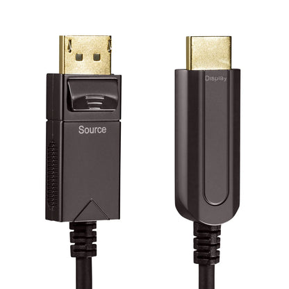 DisplayPort to HDMI Fiber Optic Cable, 10m, KC-DPHDFB100