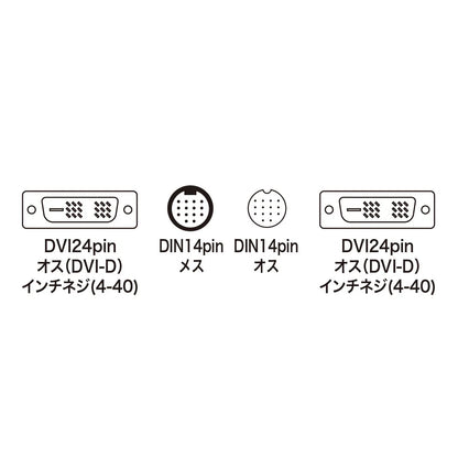 DVI installation cable (single link) KC-DVI-K150