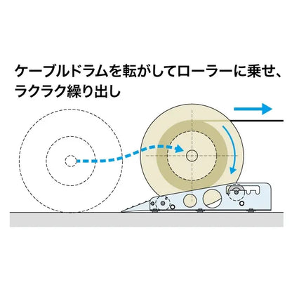 Cable drum roller KDR-1200