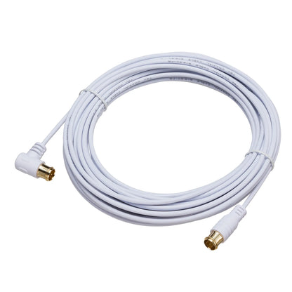 Ultra-thin antenna cable, S2.5C-FB, L-shaped connector on one end, 10m, KM-AT26-100W