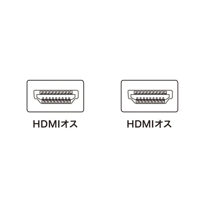 イーサネット対応ハイスピードHDMIケーブル(ブラック、1m) KM-HD20-10DBK