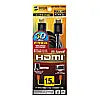 High-speed HDMI cable with Ethernet support (black, 1.5m) KM-HD20-15DBK