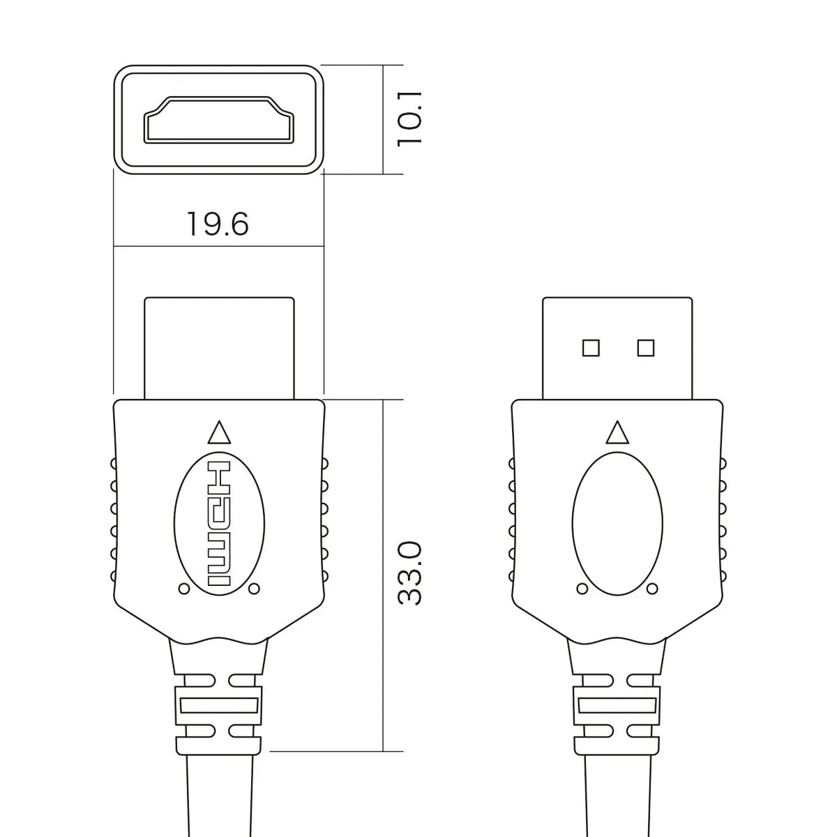 Premium HDMI Cable 1m Black KM-HD20-P10