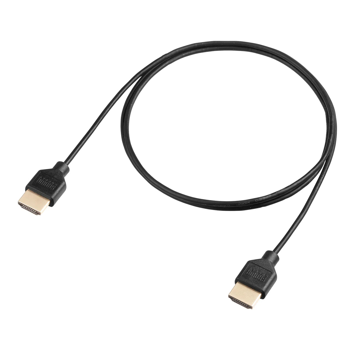High-speed HDMI cable with Ethernet support, 1m, slim and small, KM-HD20-SS10N