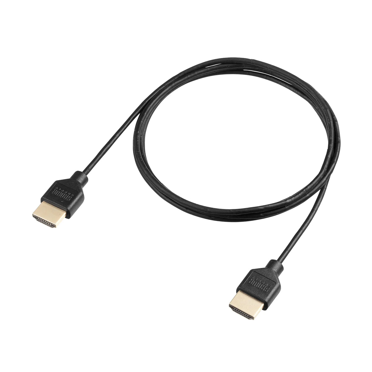 High-speed HDMI cable with Ethernet support, 1.5m, slim and small, KM-HD20-SS15N