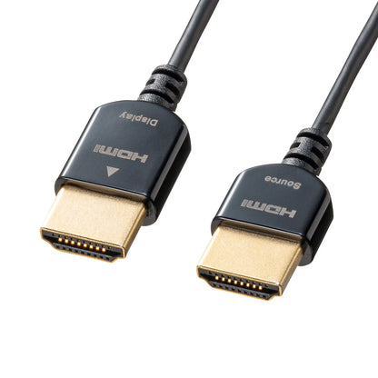 High-speed HDMI active cable with Ethernet support, 5m, ultra-thin cable, KM-HD20-SSSA50