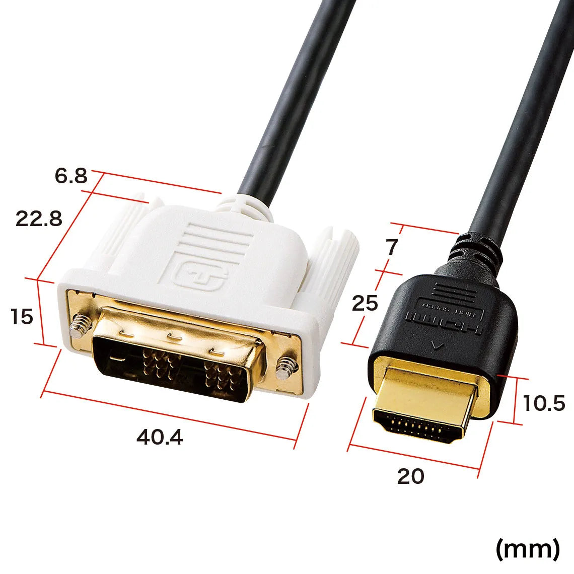 HDMI-DVIケーブル KM-HD21-10K