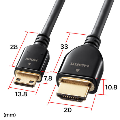 High-speed HDMI mini cable with Ethernet support KM-HD22-30K