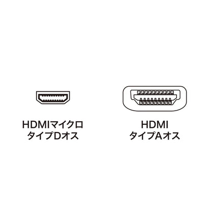 High-speed HDMI micro cable with Ethernet support KM-HD23-30K