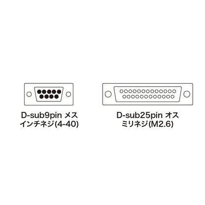 RS-232C cable KRS-423XF5N