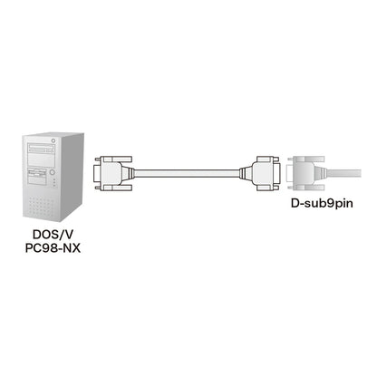 RS-232C extension cable (2m) KRS-443FM2K