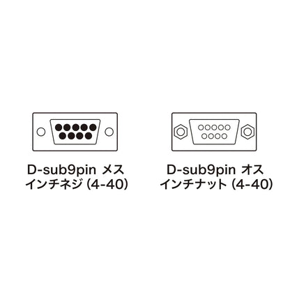 RS-232C extension cable (2m) KRS-443FM2K