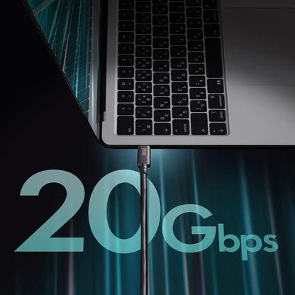 USB20Gbps(USB4 Gen2x2)Type-C ケーブル KU-20GCCPE20