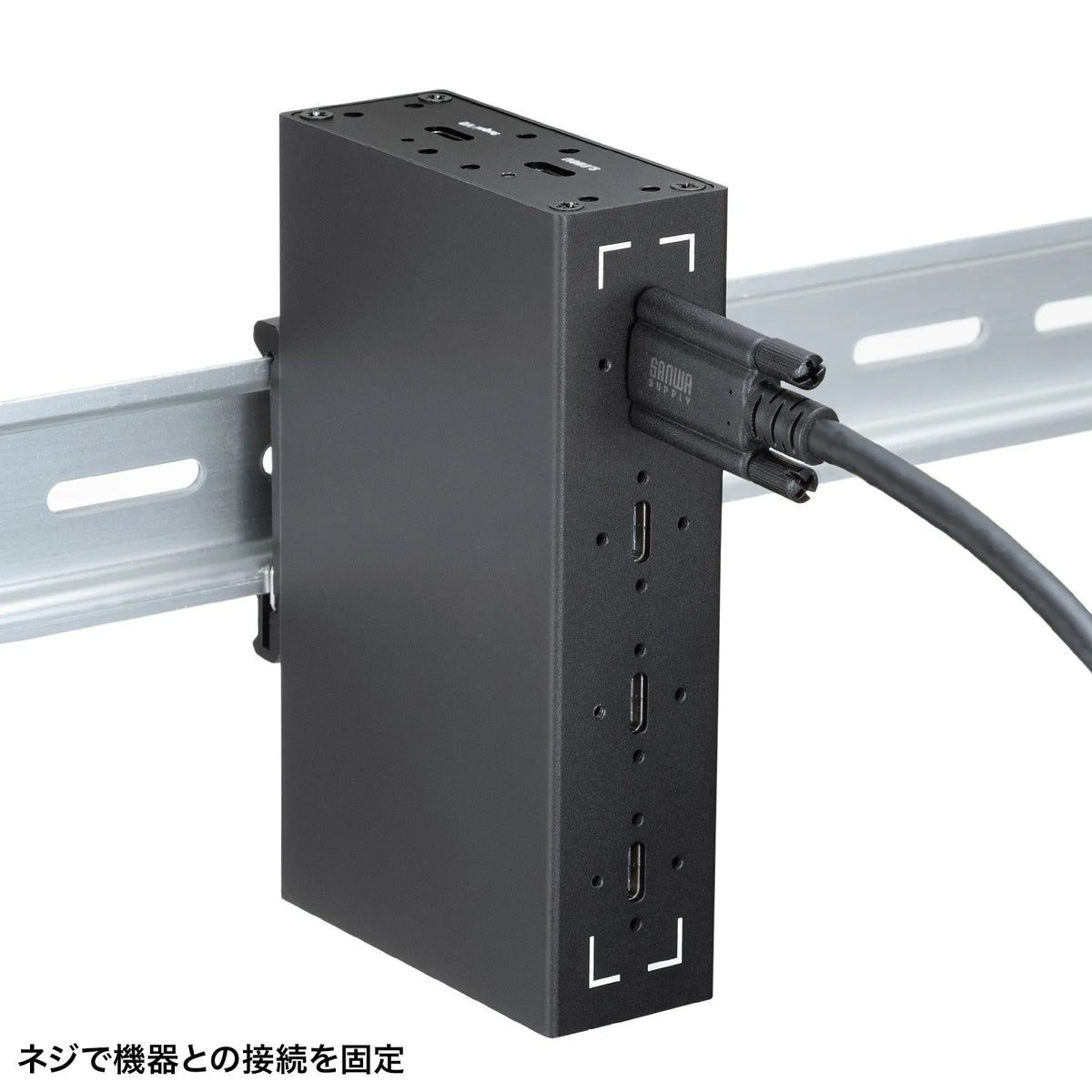 USB 20Gbps Type-C Cable (Dual Screw Lock, 240W, 1m) KU-20GCCPEDSL10