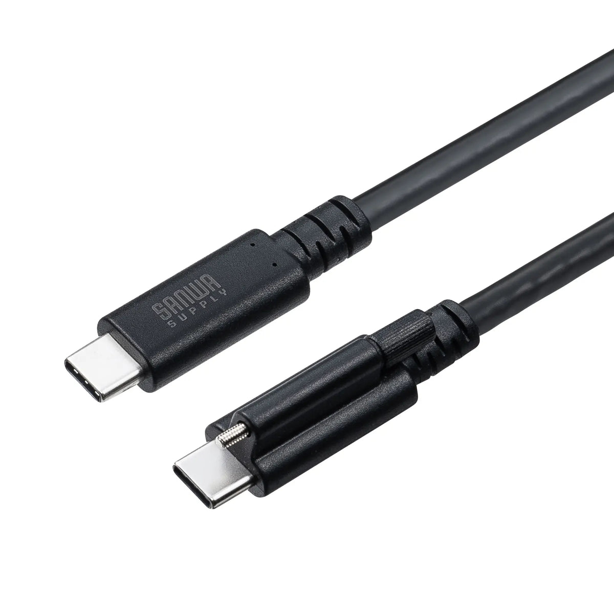 USB 20Gbps Type-C Cable (Single Screw Lock, 240W, 1m) KU-20GCCPESSL10