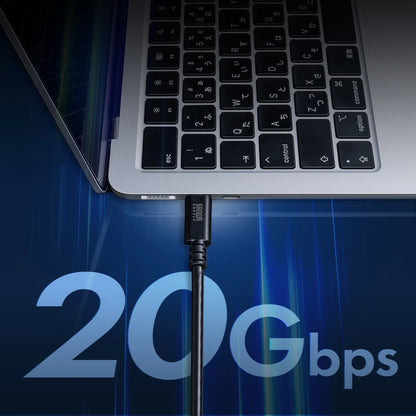 USB20Gbps Type-Cケーブル（シングルスクリューロック・240W・2m） KU-20GCCPESSL20