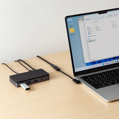 USB 5Gbps Type-C Extension Cable (L-shaped, PD100W, 0.1m) KU-5GCCP100ENL01