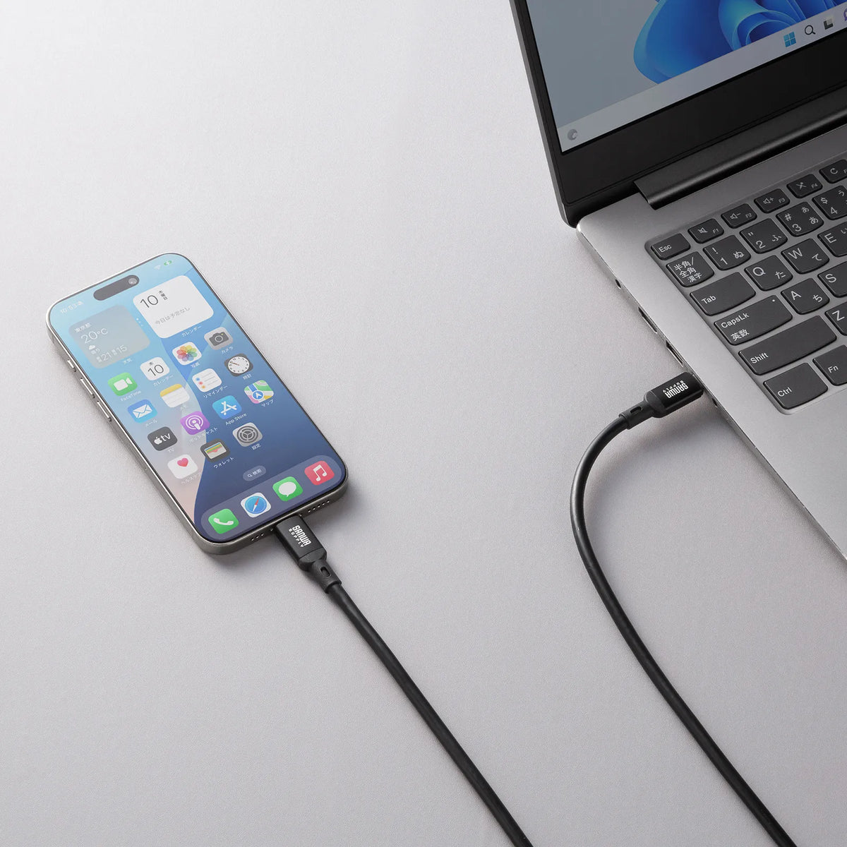USB 5Gbps Type-C Cable (PD75W, DP Alt Mode compatible, 7m) KU-5GCCP7570
