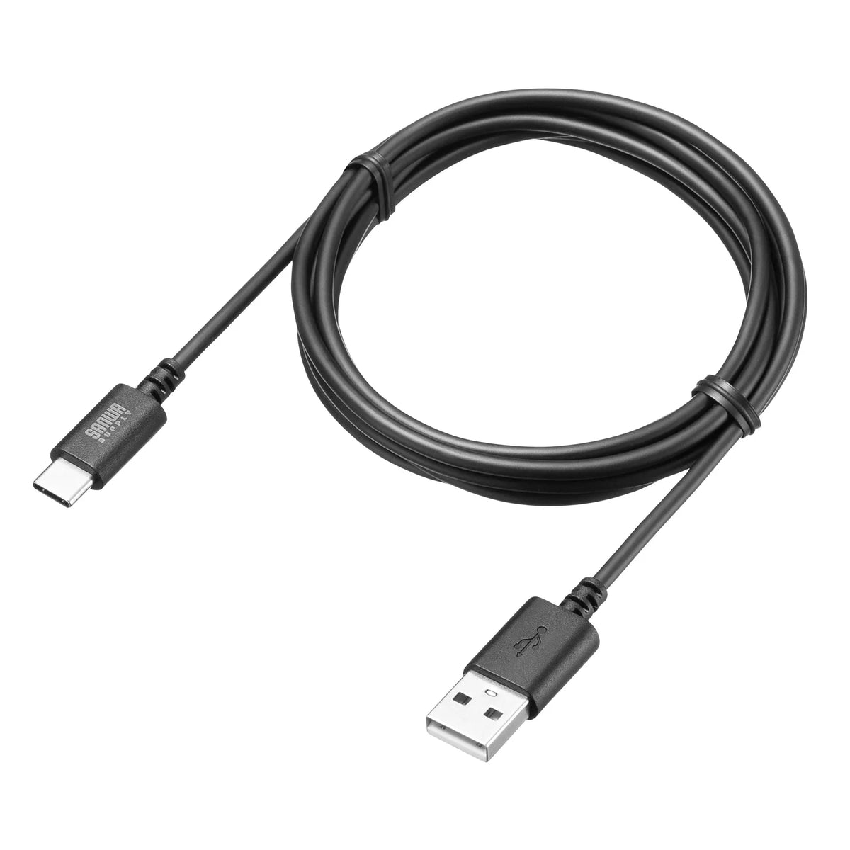 USB 2.0 Type-C Cable (C-A, 2m, Black) KU-CA20BK