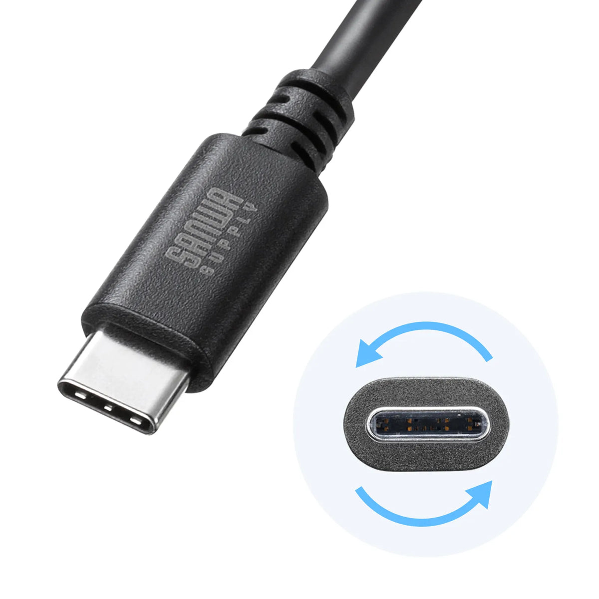 USB 2.0 Type-C Cable (C-A, 3m, Black) KU-CA30BK