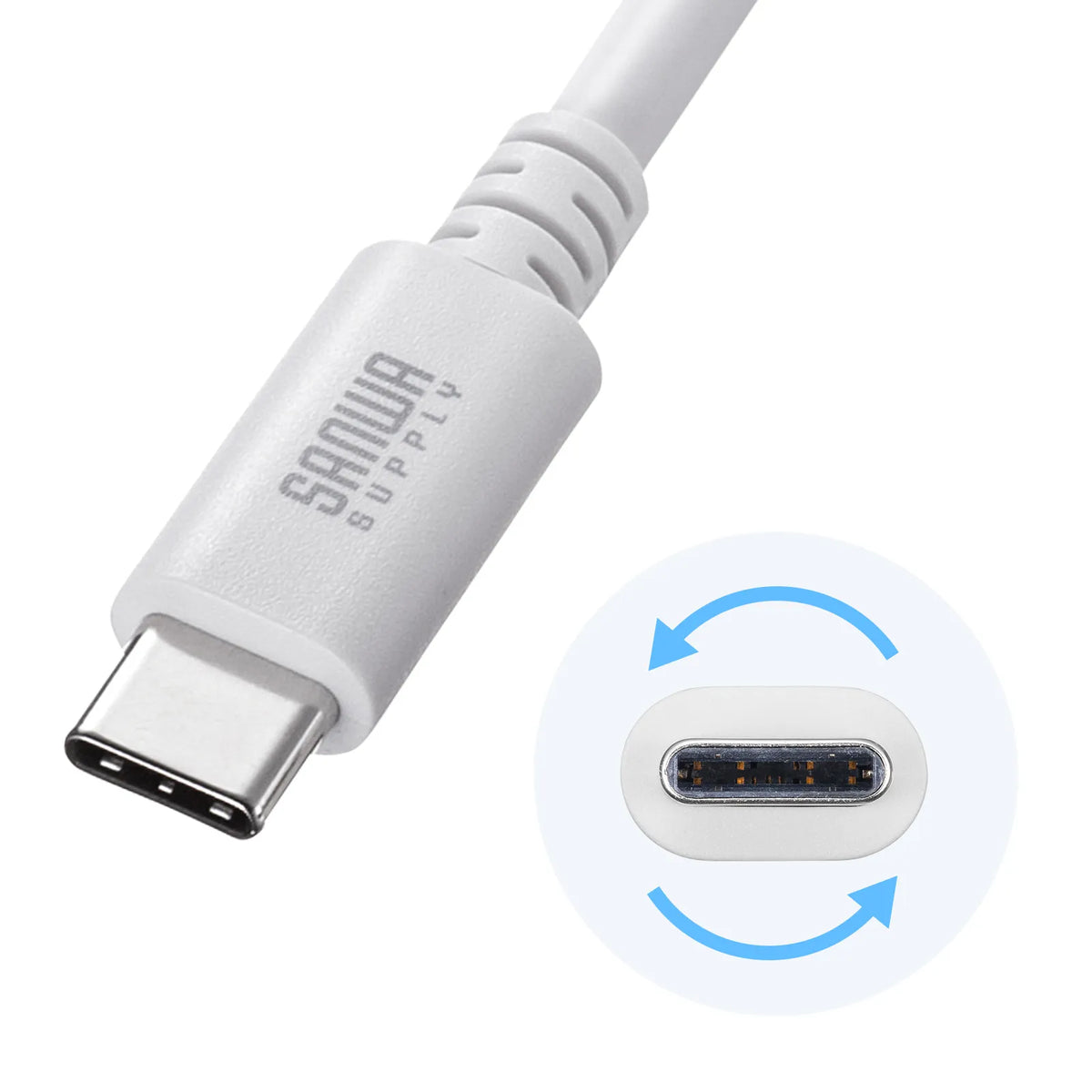 USB 2.0 Type-C Cable (C-A, 3m, White) KU-CA30W