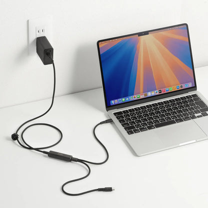 USB 2.0 Type-C Cable (Simultaneous charging and data transfer for two devices, PD 100W) KU-CCP100D12BK