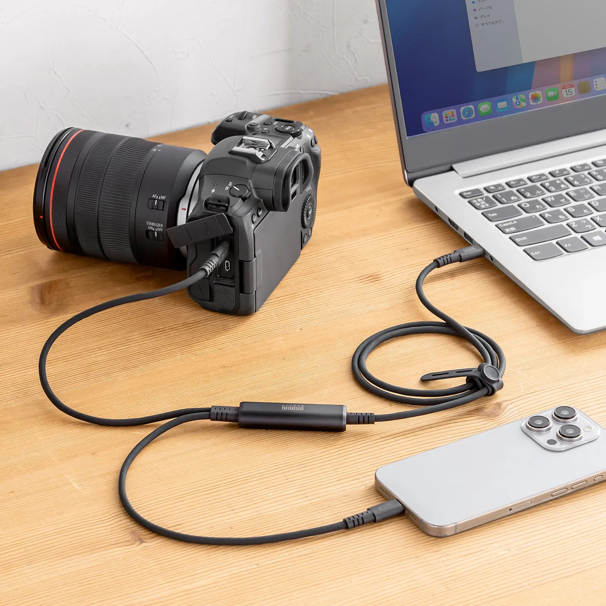 USB 2.0 Type-C Cable (Simultaneous charging and data transfer for two devices, PD 100W) KU-CCP100D12BK