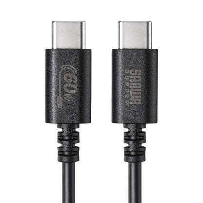USB 2.0 Type-C Cable (PD60W, 0.5m, Black) KU-CCP6005BK