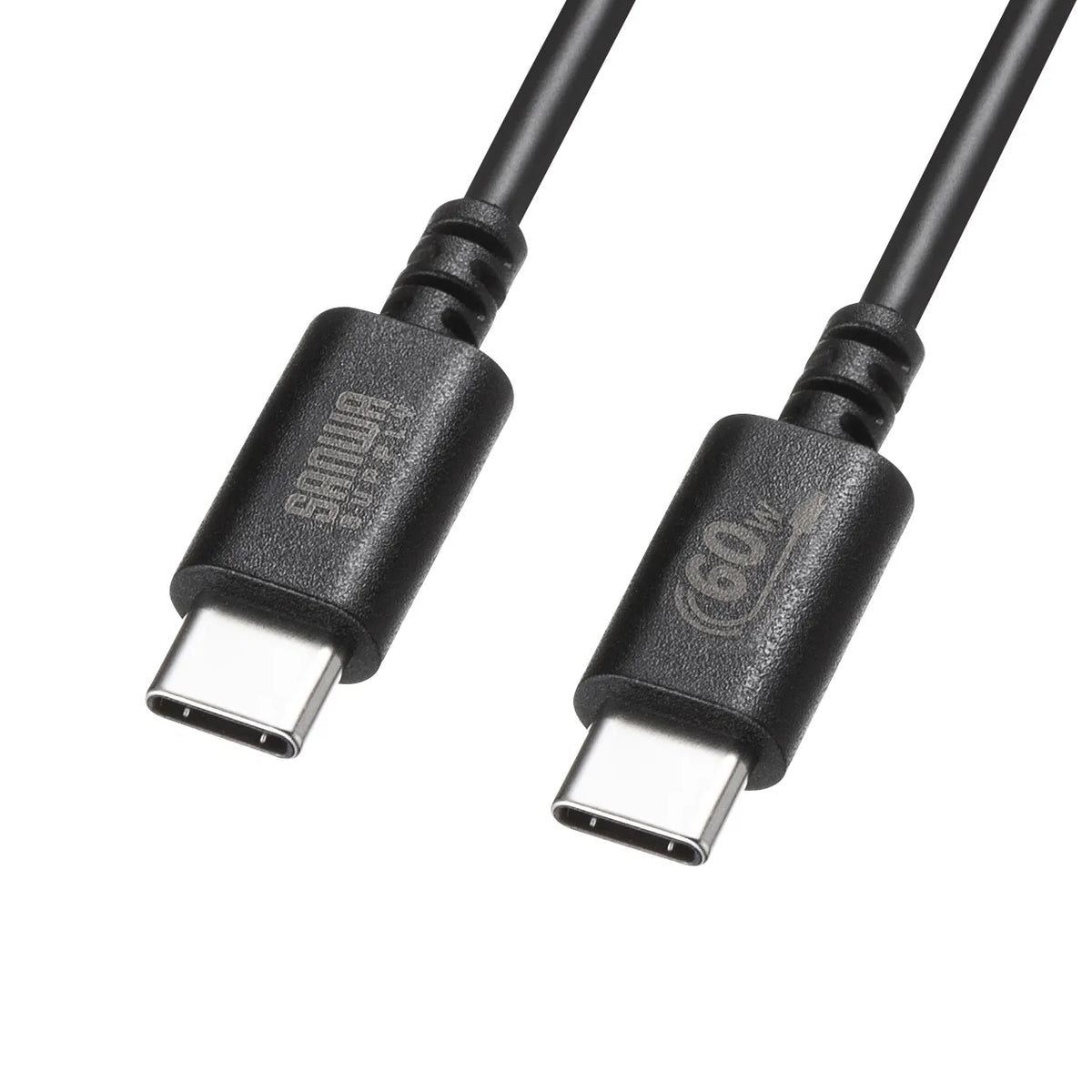 USB 2.0 Type-Cケーブル（PD60Ｗ・1.5m・ブラック） KU-CCP6015BK